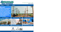 Desktop Screenshot of aadvantagetent.com