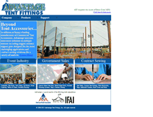 Tablet Screenshot of aadvantagetent.com